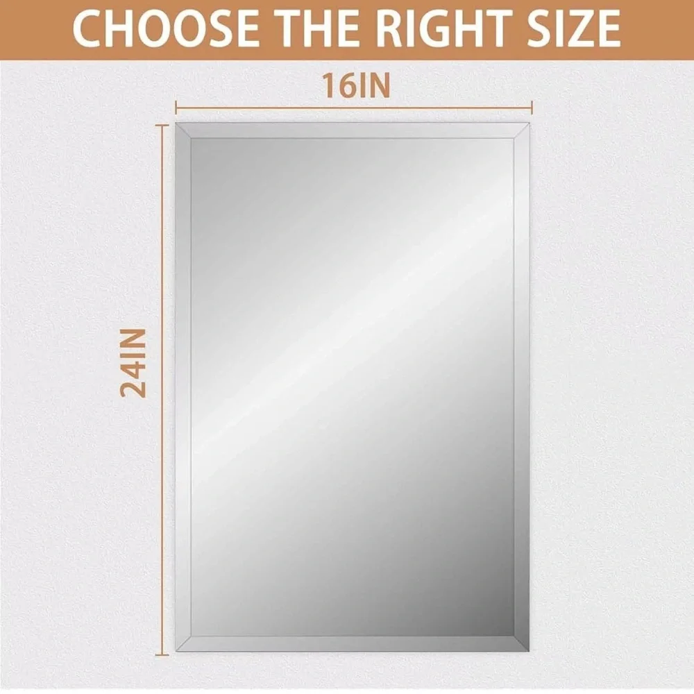 Elegant Silver Vanity Mirror